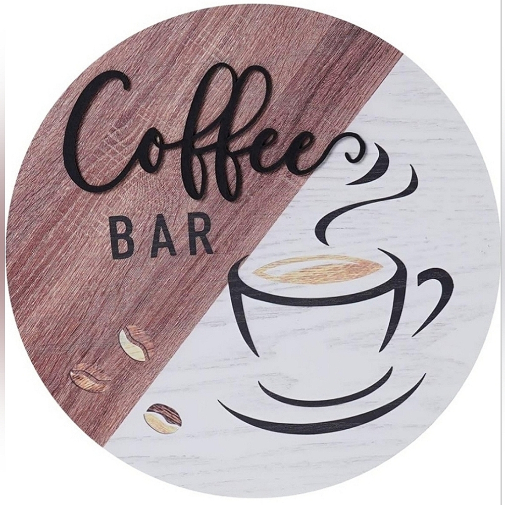 Coffee Bar Cup Sign